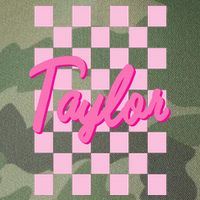 Retro T.AYLOR First Name Personalized Groovy Birthday Legacy Tie Dye Trucker Hat