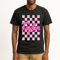 Retro T.AYLOR First Name Personalized Groovy Birthday Tall T-Shirt