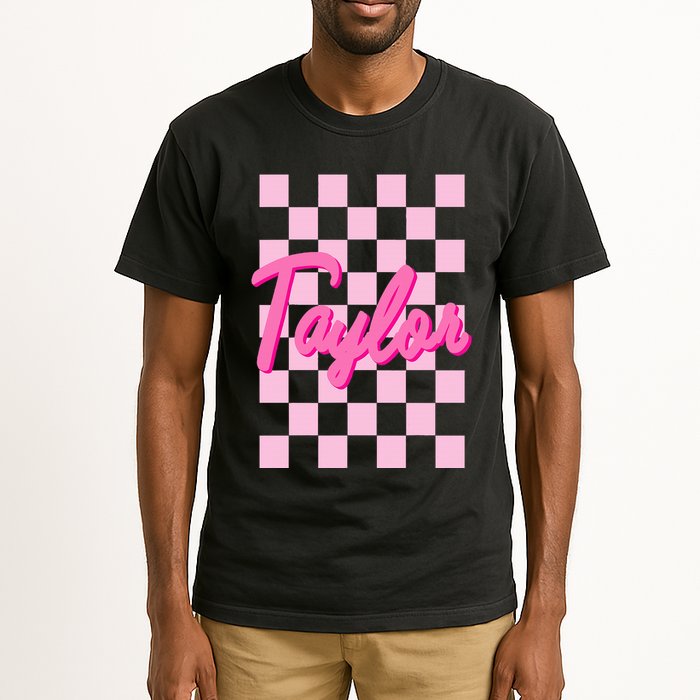 Retro T.AYLOR First Name Personalized Groovy Birthday Tall T-Shirt