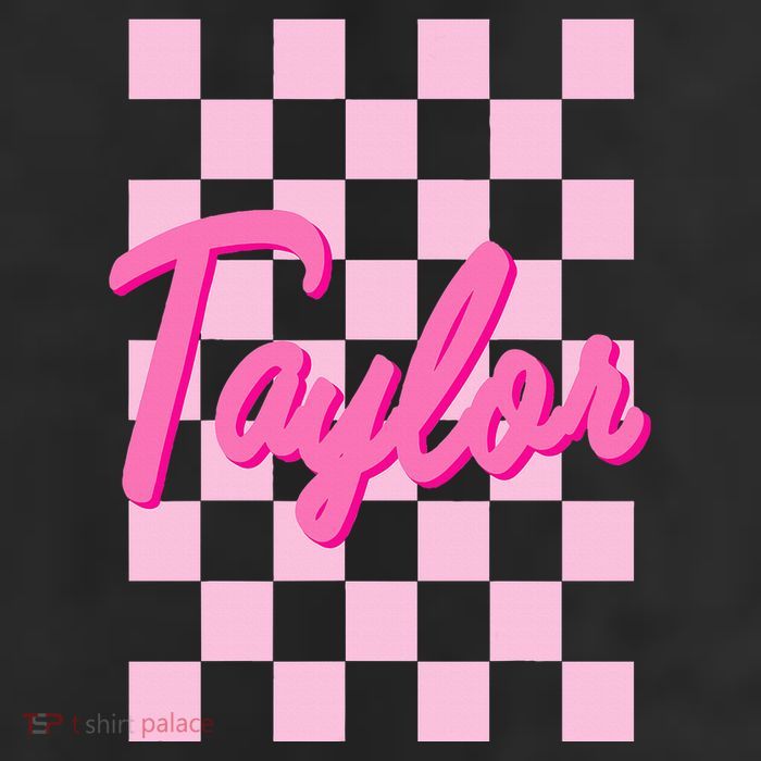 Retro T.AYLOR First Name Personalized Groovy Birthday Trucker Hat