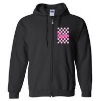 Retro T.AYLOR First Name Personalized Groovy Birthday Full Zip Hoodie