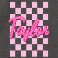 Retro T.AYLOR First Name Personalized Groovy Birthday Vector Backpack