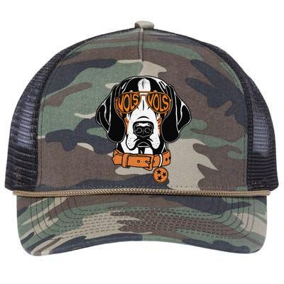 Retro Tennessee First Name Cute Apparel Name Dogs Animal Gift Retro Rope Trucker Hat Cap