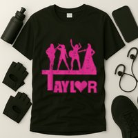 Retro Taylor First Name Personalized Groovy Birthday T-Shirt