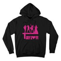 Retro Taylor First Name Personalized Groovy Birthday Tall Hoodie