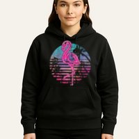 Retro Tropic Flamingo Hoodie