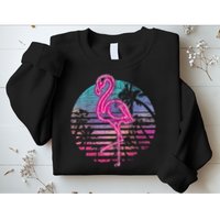 Retro Tropic Flamingo Sweatshirt