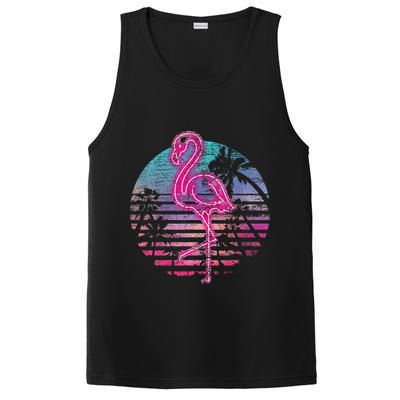 Retro Tropic Flamingo PosiCharge Competitor Tank