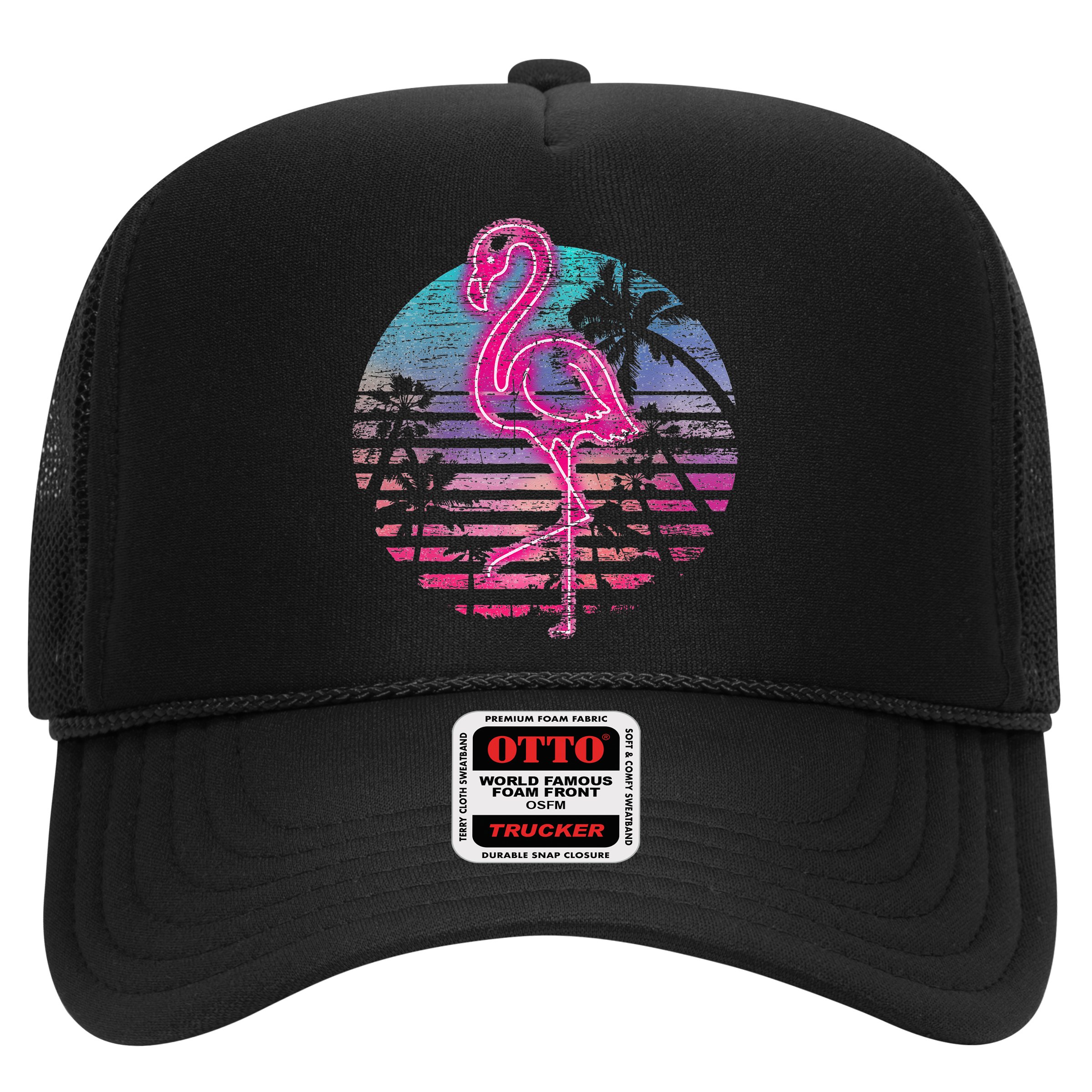 Retro Tropic Flamingo Hat