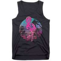 Retro Tropic Flamingo Tank Top
