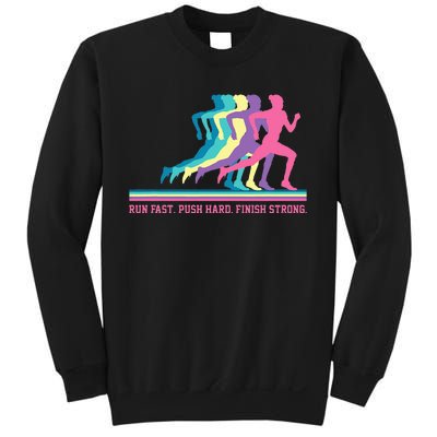 Running Track & Field Runner Motivational Training Sweatshirt