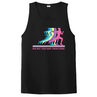 Running Track & Field Runner Motivational Training PosiCharge Competitor Tank