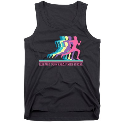 Running Track & Field Runner Motivational Training Tank Top