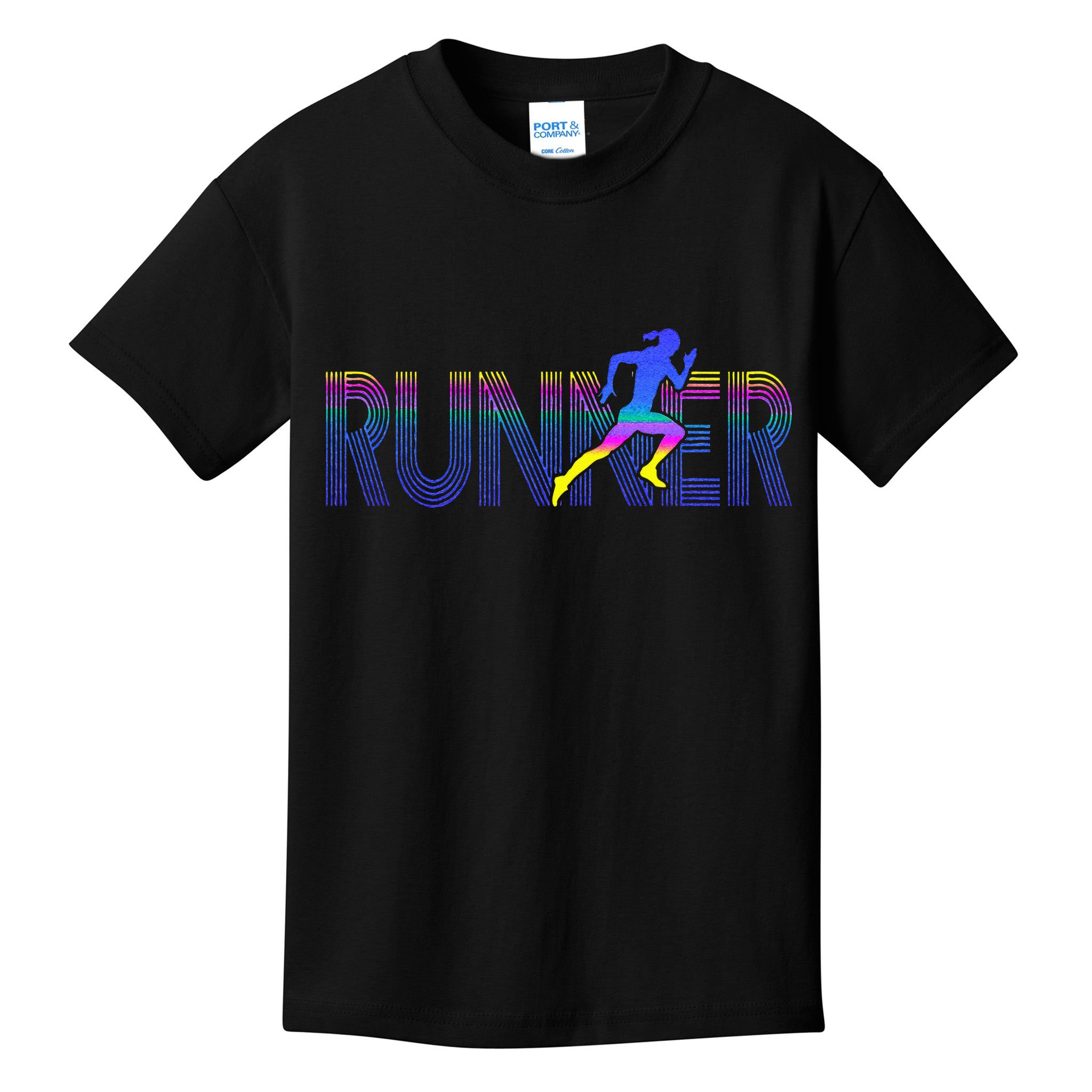 RUNNER Track & Field Cross Country Running Athlete Vintage Kids T-Shirt