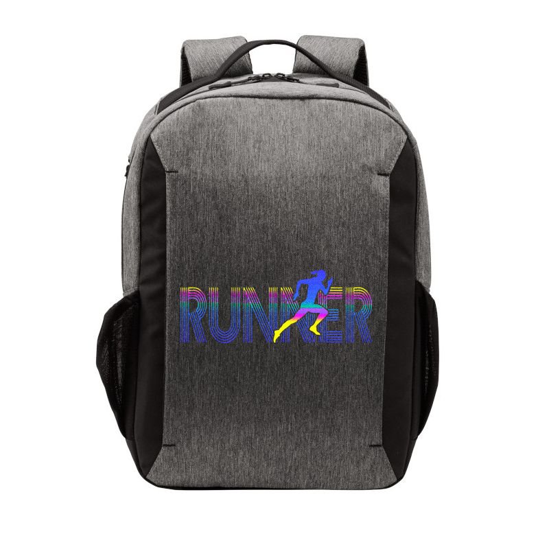 RUNNER Track & Field Cross Country Running Athlete Vintage Vector Backpack