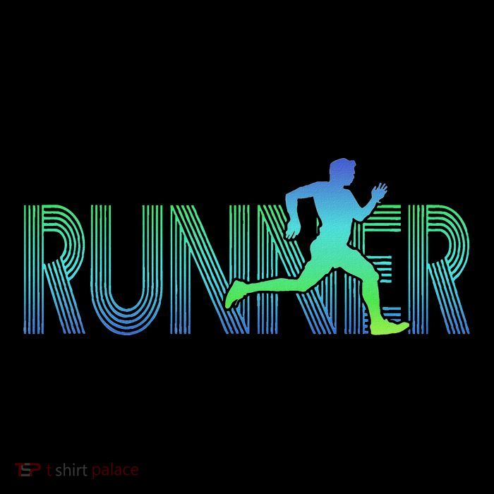 Runner Track & Field Cross Country Marathon Running Graphic T-Shirt