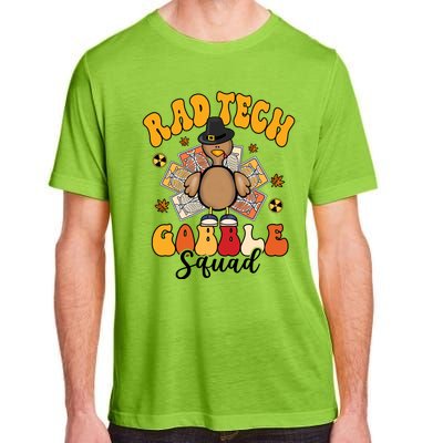 Rad Tech Gobble Squad Happy Thanksgiving Cute Gift Adult ChromaSoft Performance T-Shirt