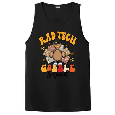 Rad Tech Gobble Squad Happy Thanksgiving Cute Gift PosiCharge Competitor Tank