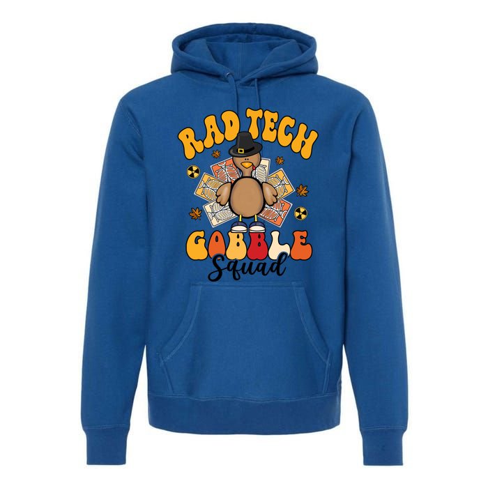 Rad Tech Gobble Squad Happy Thanksgiving Cute Gift Premium Hoodie