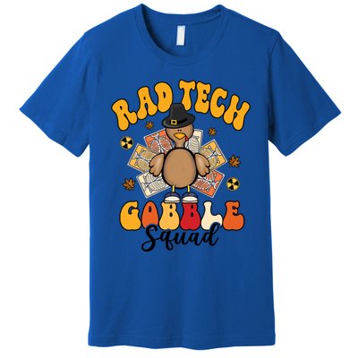 Rad Tech Gobble Squad Happy Thanksgiving Cute Gift Premium T-Shirt