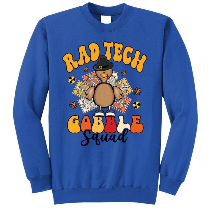 Rad Tech Gobble Squad Happy Thanksgiving Cute Gift Tall Sweatshirt