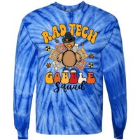 Rad Tech Gobble Squad Happy Thanksgiving Cute Gift Tie-Dye Long Sleeve Shirt