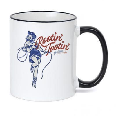 Rootin Tootin Good Time 11oz Black Color Changing Mug