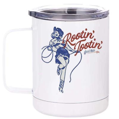 Rootin Tootin Good Time 12 oz Stainless Steel Tumbler Cup