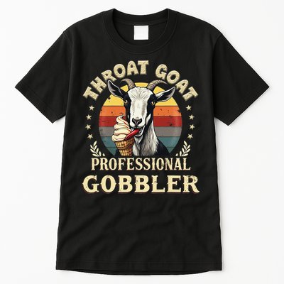 Retro Throat Goat Inappropriate Adult Humor Funny Gag Memes Tall T-Shirt