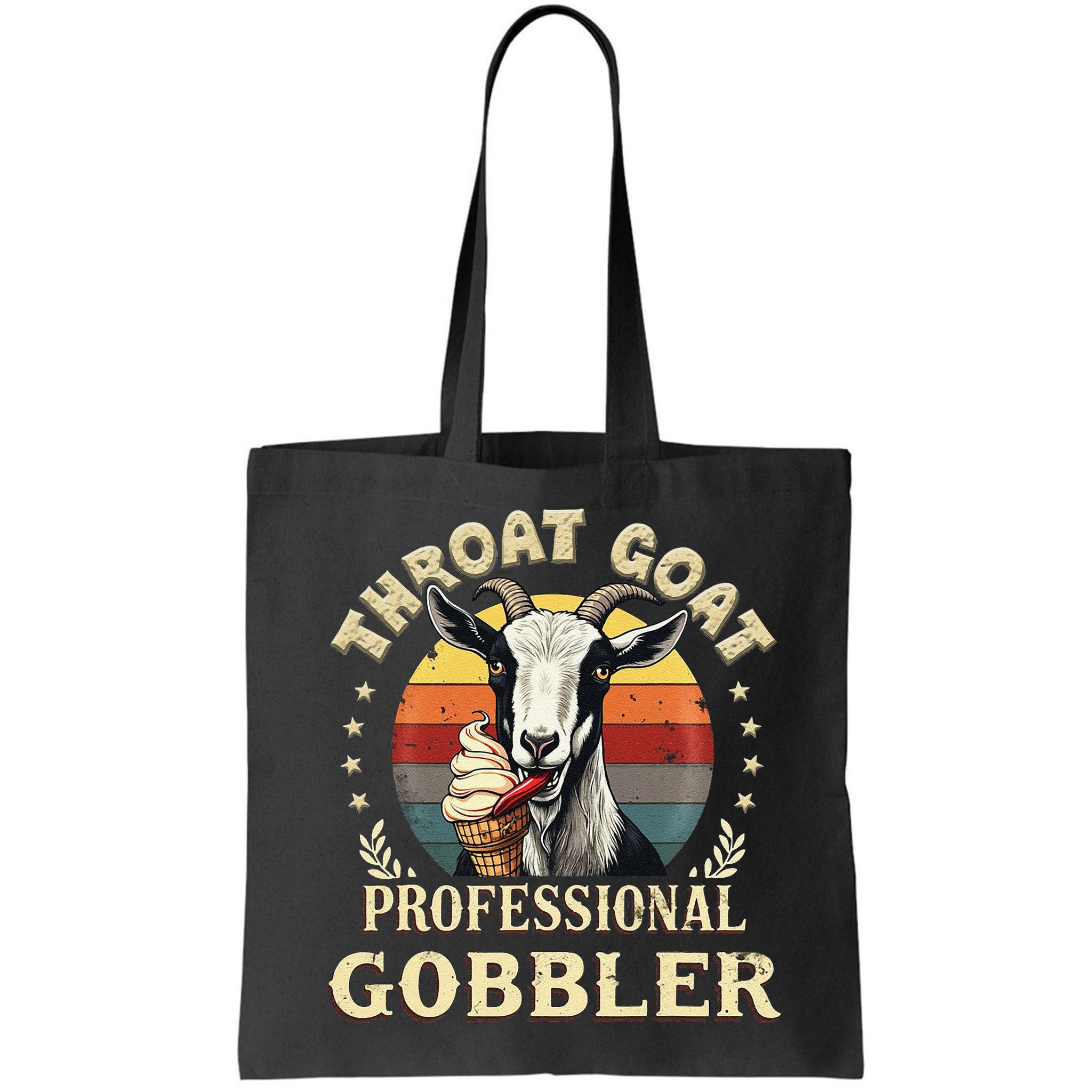 Retro Throat Goat Inappropriate Adult Humor Funny Gag Memes Bag