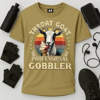 Retro Throat Goat Inappropriate Adult Humor Funny Gag Memes Cooling Performance Crew T-Shirt