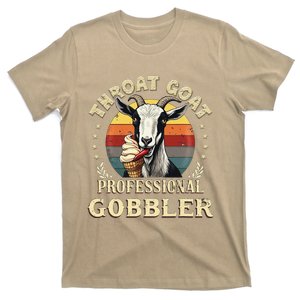 Retro Throat Goat Inappropriate Adult Humor Funny Gag Memes T-Shirt