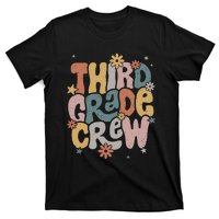 Retro Third Grade Crew 3rd Grade Teacher First Day Of School Teacher T-Shirt