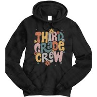 Retro Third Grade Crew 3rd Grade Teacher First Day Of School Teacher Tie Dye Hoodie