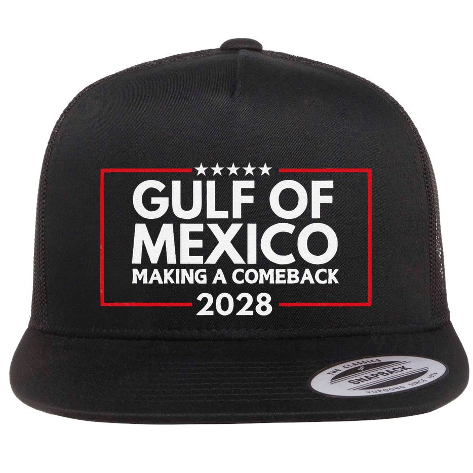 Restore The Gulf Of Mexico 2028 .Png Flat Bill Trucker Hat
