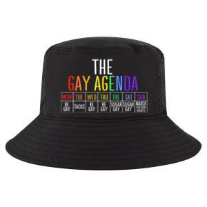 Rainbow The Gay Weekly Agenda Funny Lgbt Pride Gift Cool Comfort Performance Bucket Hat