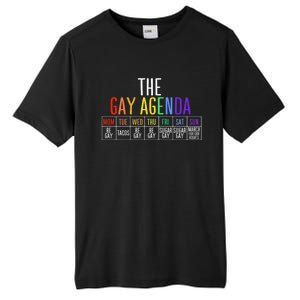 Rainbow The Gay Weekly Agenda Funny Lgbt Pride Gift Tall Fusion ChromaSoft Performance T-Shirt