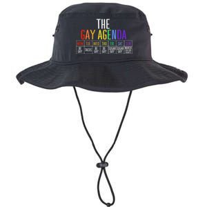 Rainbow The Gay Weekly Agenda Funny Lgbt Pride Gift Legacy Cool Fit Booney Bucket Hat