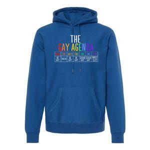 Rainbow The Gay Weekly Agenda Funny Lgbt Pride Gift Premium Hoodie