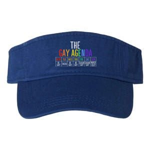 Rainbow The Gay Weekly Agenda Funny Lgbt Pride Gift Valucap Bio-Washed Visor