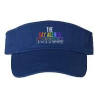 Rainbow The Gay Weekly Agenda Funny Lgbt Pride Gift Valucap Bio-Washed Visor