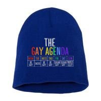 Rainbow The Gay Weekly Agenda Funny Lgbt Pride Gift Short Acrylic Beanie