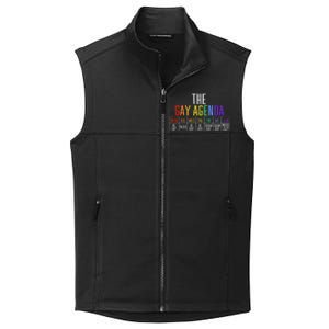 Rainbow The Gay Weekly Agenda Funny Lgbt Pride Gift Collective Smooth Fleece Vest