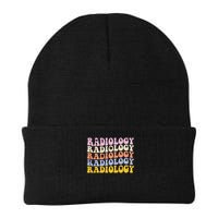 Radiology Technologist Groovy Boho, Rad Tech Knit Cap Winter Beanie