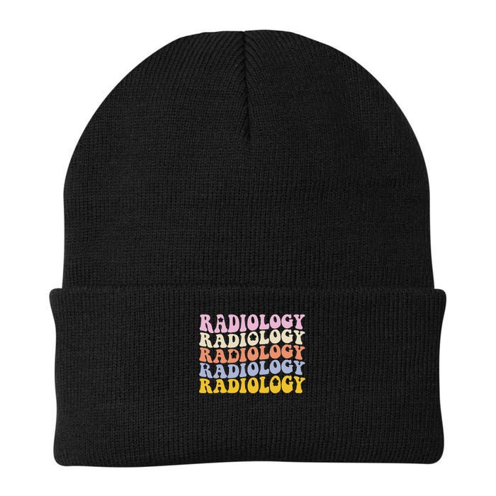 Radiology Technologist Groovy Boho, Rad Tech Knit Cap Winter Beanie