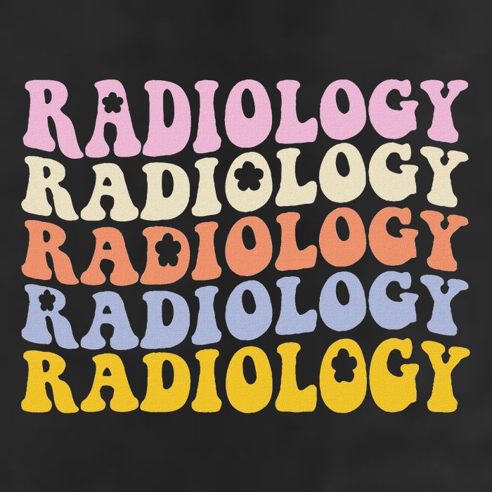 Radiology Technologist Groovy Boho, Rad Tech Knit Cap Winter Beanie