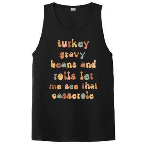 Retro Turkey Gravy Beans And Rolls Let Me See That Casserole Gift PosiCharge Competitor Tank