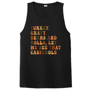 Retro Turkey Gravy Beans And Rolls Let Me See That Casserole Gift PosiCharge Competitor Tank