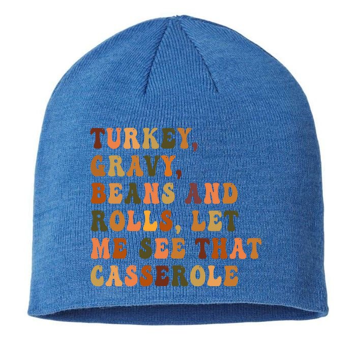 Retro Turkey Gravy Beans And Rolls Let Me See That Casserole Gift Sustainable Beanie