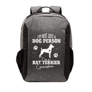 Rat Terrier Grandma Dog Funny Gift Dog Mom Lover Mother Day Gift Vector Backpack